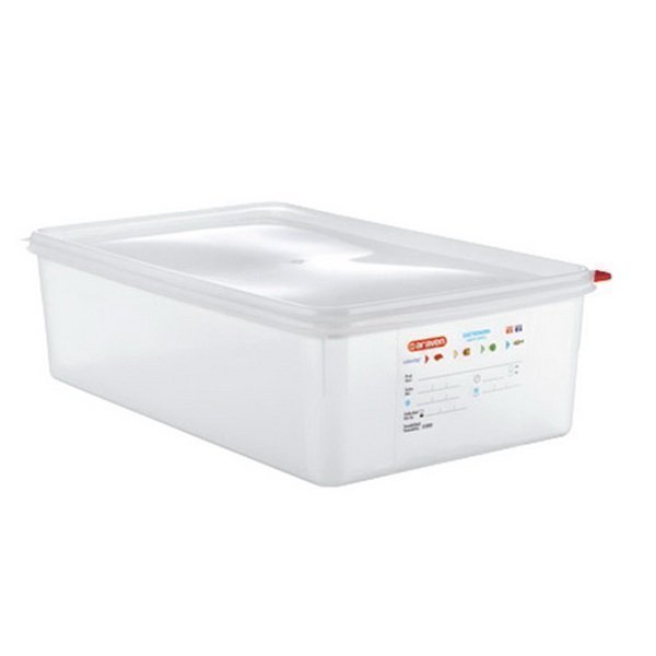 ARAVEN Storage Box GN 1/1 15 Δοχείο Αποθήκευσης Τροφίμων 1/1 21L, 32,5x53x15cm
