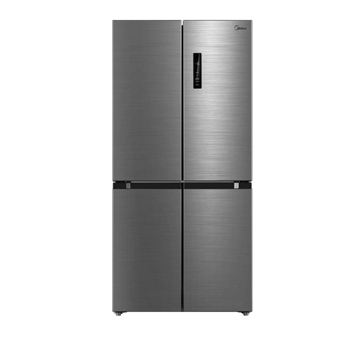 Midea Ψυγείο 4 Πορτών 515L Inverter Total No Frost με Smart Cooling & Wi-Fi, Inox MDRM691FIE46