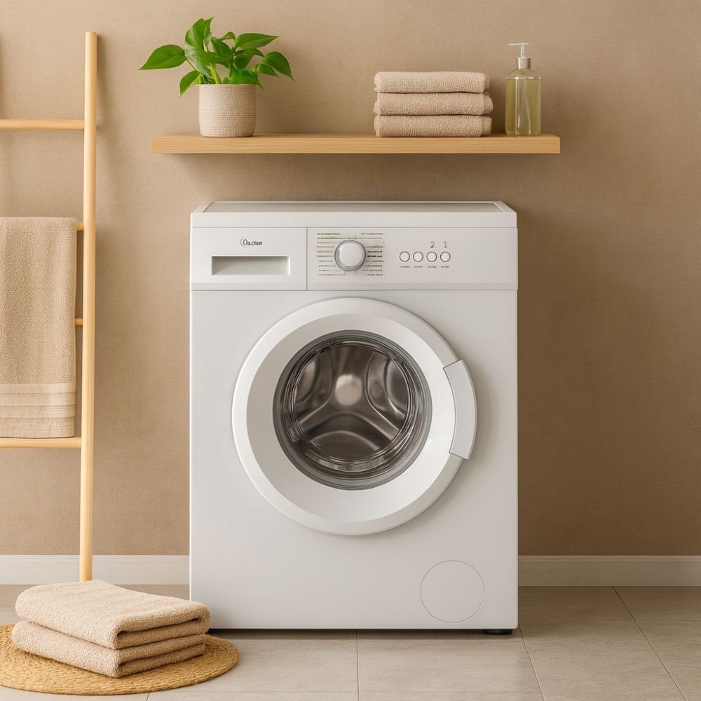 Midea Πλυντήριο Ρούχων 6Kg με 16 Προγράμματα, QuickWash 15’, Drum Clean & 1000 Στροφές MFE04W60/W Λευκό