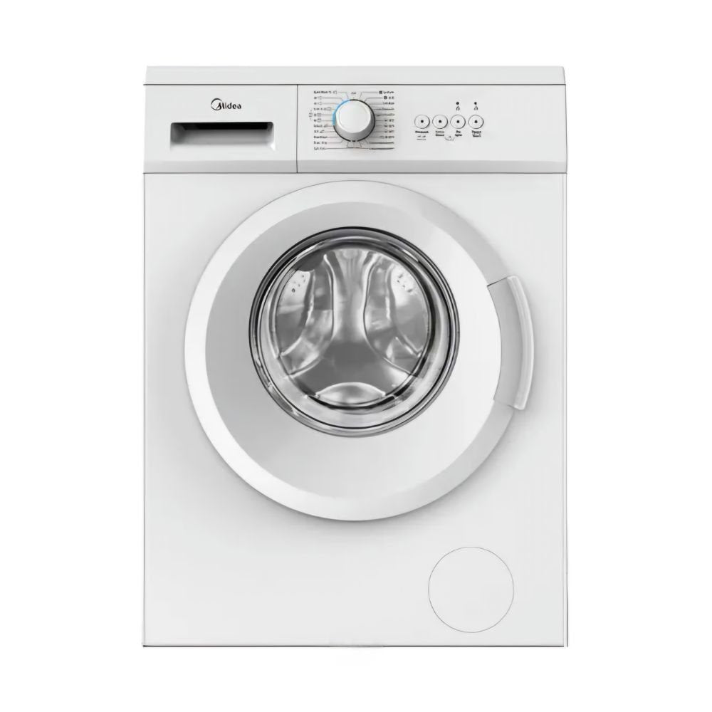 Midea Πλυντήριο Ρούχων 6Kg με 16 Προγράμματα, QuickWash 15’, Drum Clean & 1000 Στροφές MFE04W60/W Λευκό