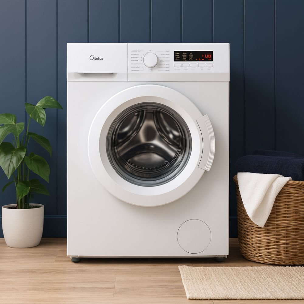 Midea Πλυντήριο Ρούχων 7Kg Lunar Dial Series με Steam Care, HealthGuard, Inverter Motor & 1400 Στροφές, MFN03W70/W Λευκό