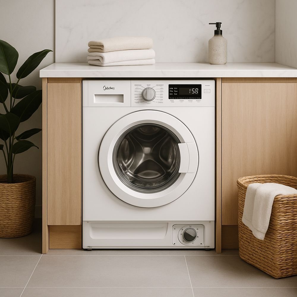 Midea Εντοιχιζόμενο Πλυντήριο Ρούχων 8Kg με 1400 Στροφές, Hygiene Pro & Water Magic Cube