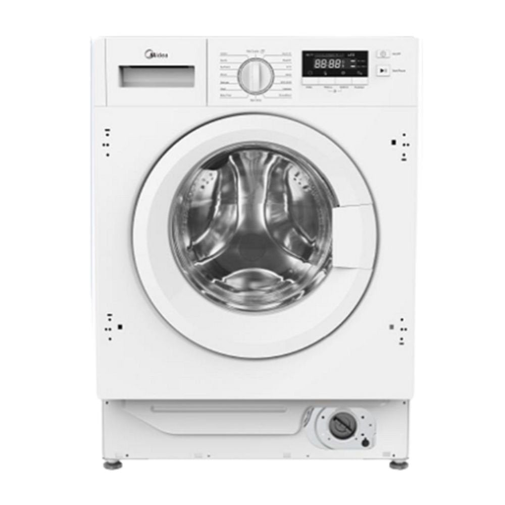 Midea Εντοιχιζόμενο Πλυντήριο Ρούχων 8Kg με 1400 Στροφές, Hygiene Pro & Water Magic Cube