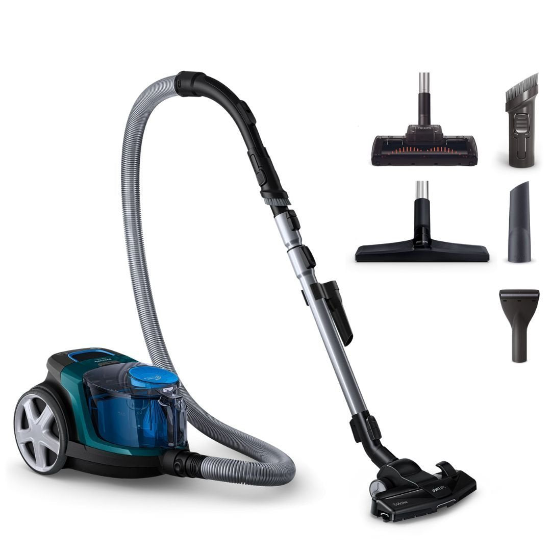 PHILIPS Ισχυρή Ηλεκτρική Σκούπα χωρίς Σακούλα Series 3000 PowerPro Compact 900W 1.5L με Τεχνολογία PowerCyclone 5 Χρώμα Μάυρο FC9331/09