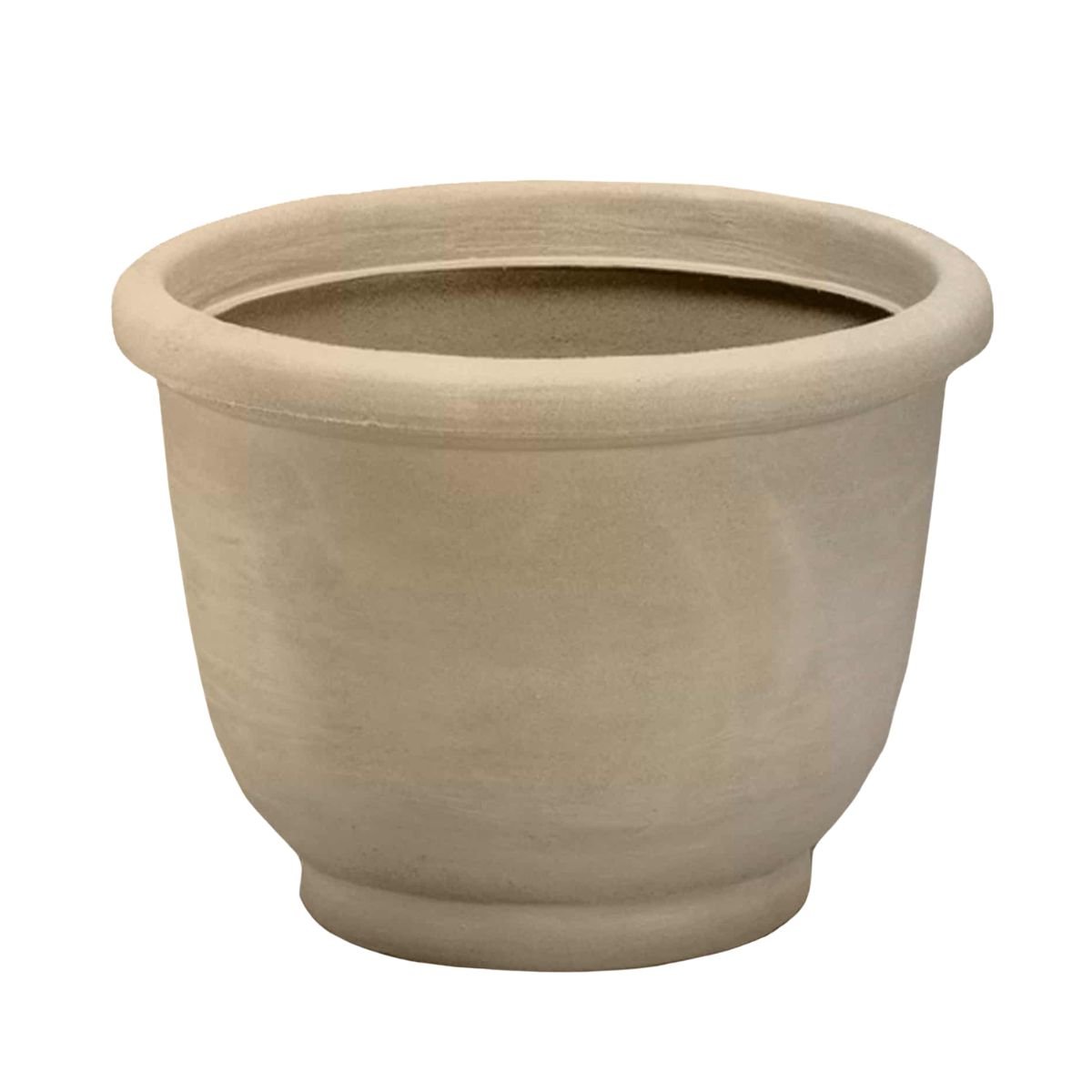 Crescent Agave Πλαστική Γλάστρα 18″ με Αποστράγγιση 628006 Χρώμα Πέτρας