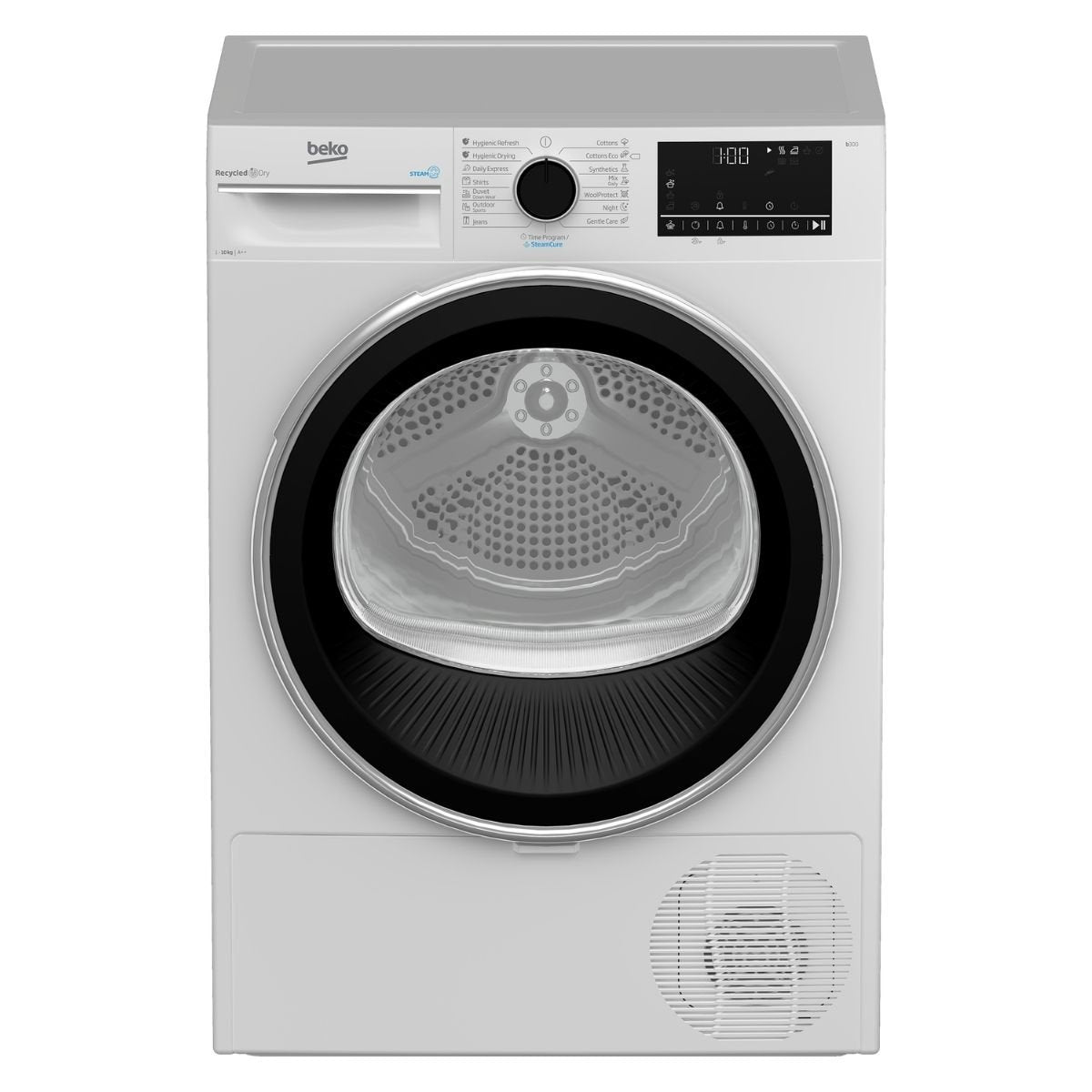 Beko Στεγνωτήριο Ρούχων 10kg με Αντλία Θερμότητας A++ και ProSmart Inverter Motor B3T60230 Λευκό