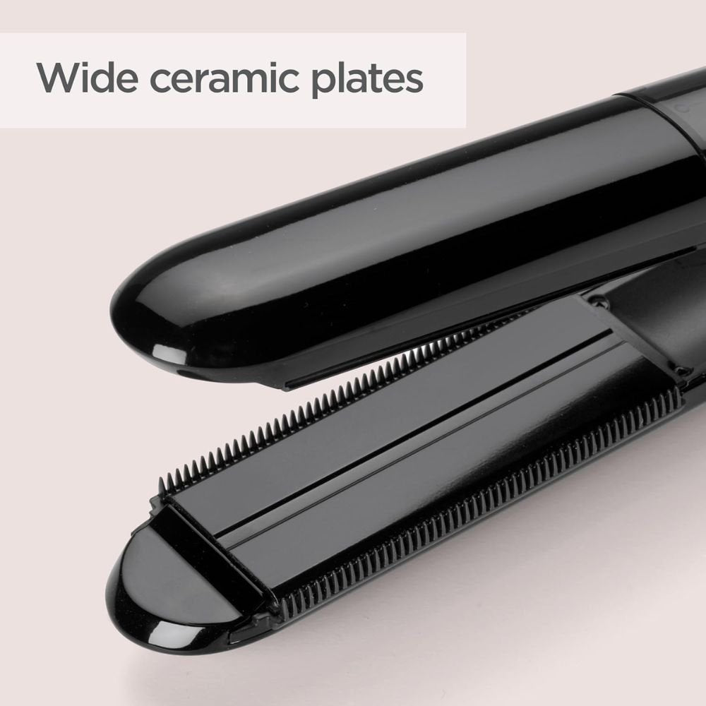 BaByliss Πρέσα Μαλλιών με Ατμό με Κεραμικές Πλάκες 39mm, 230°C & 5 Επιλογές Θερμοκρασίας ST492E