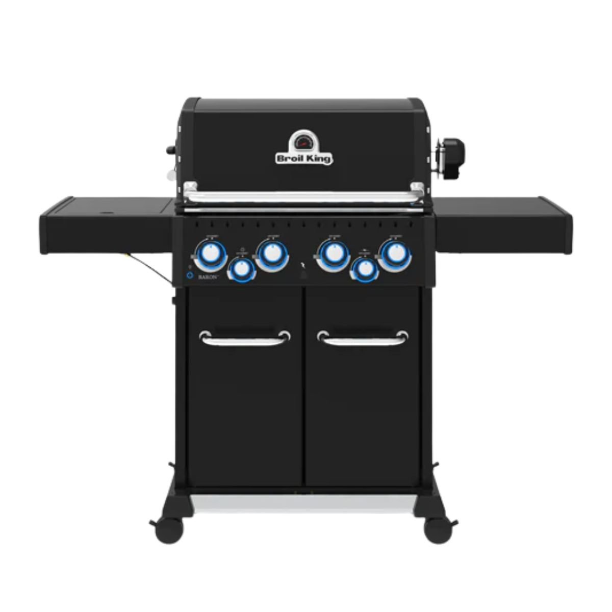 Broil King Baron 590 Shadow Ψησταριά Υγραερίου BBQ με 5 Καυστήρες και Σούβλα 876283SDW Μαύρο