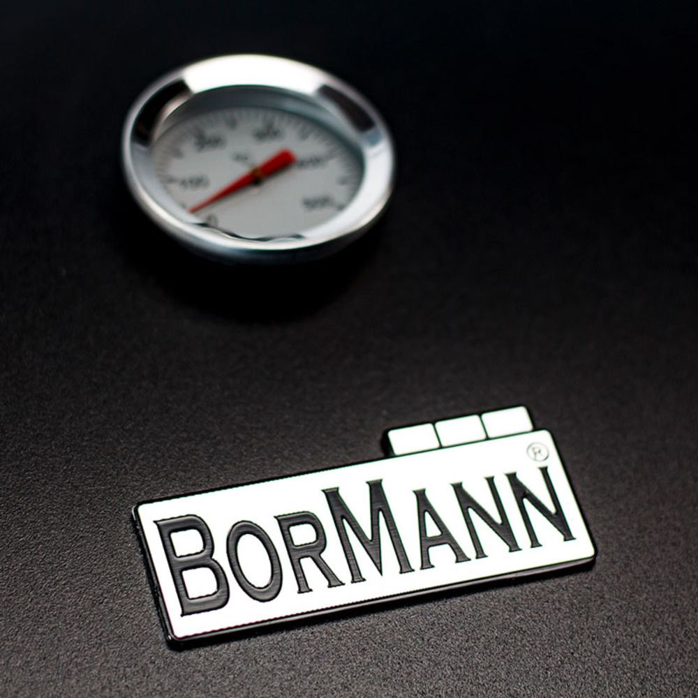 BORMANN BBQ2000 Ψησταριά Υγραερίου 2 Καυστήρων με Μαντεμένια Σχάρα & Πλευρικά Ράφια