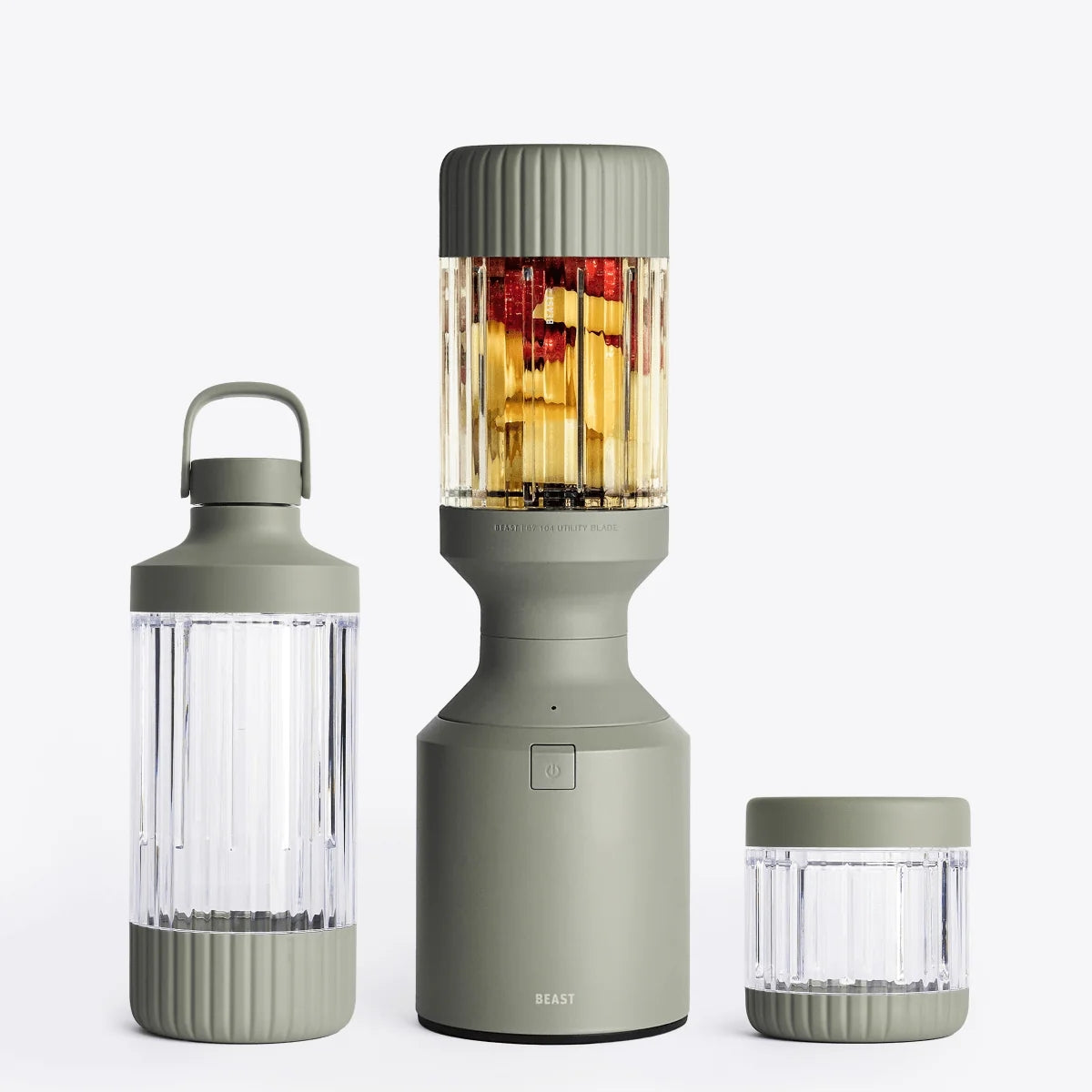 BEAST® Mega 1200 Plus Full-Size Blender 1200W 1.6 HP Ισχυρό Μπλέντερ με 3 Δοχεία Ανάμειξης B12MH-SG-EU Sage
