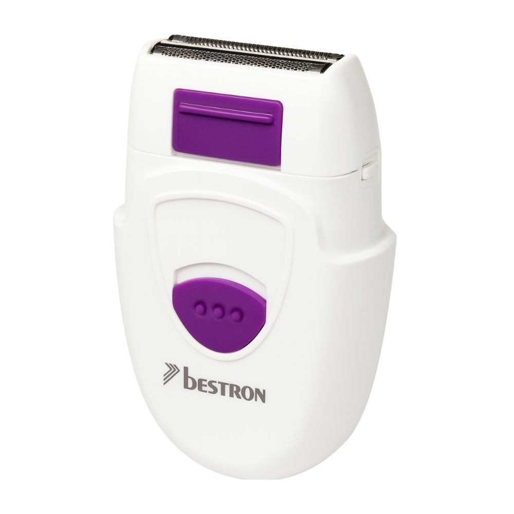 BESTRON Lady Shaver Αποτριχωτική Μηχανή Μπαταρίας για Απαλή Αποτρίχωση με Ακριβείας Trimmer & Ασύρματη Λειτουργία