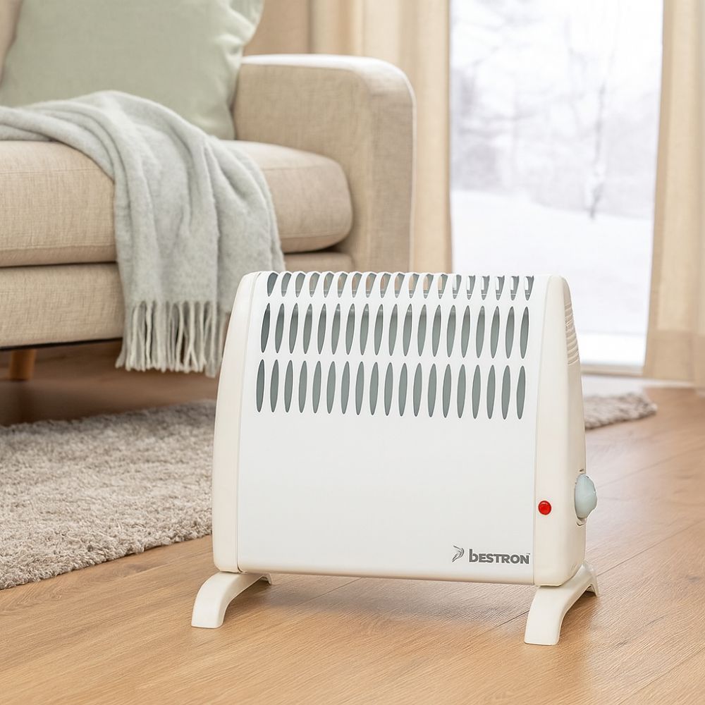 BESTRON Θερμοπομπός Μπάνιου 400W με Θερμοστάτη, Αδιάβροχο & Προστασία Υπέρθερμανσης