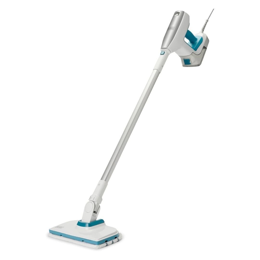 Black & Decker 2σε1 Σκούπα Ατμού & Φορητός Ατμοκαθαριστής 1500W με Χωρητικότητα Δοχείου 500ml, Ρυθμιζόμενη Συνεχής Ροή Ατμού, Γρήγορη Προθέρμανση & Αξεσουάρ BHSM15FX08-QS