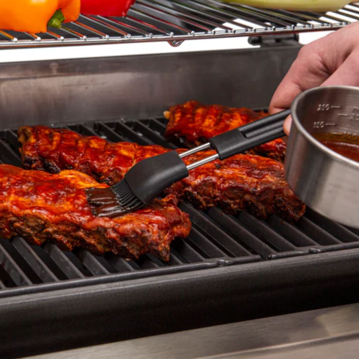 Broil King Deluxe Σετ Επάλειψης BBQ με Μπολ και Πινέλο Σιλικόνης 61490