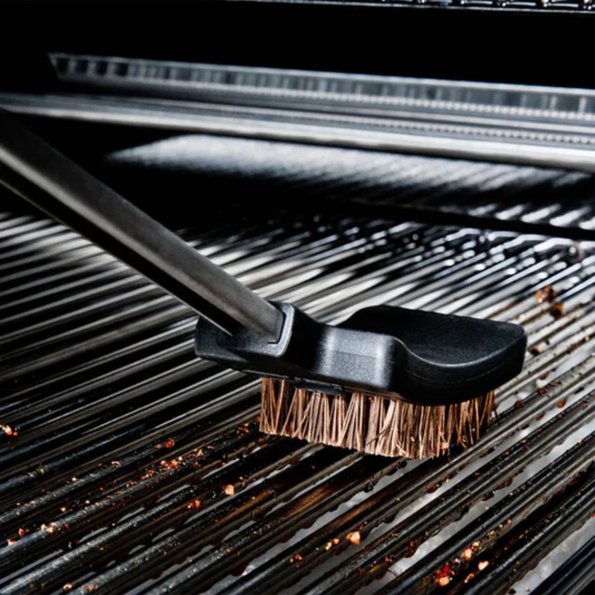 Broil King Baron Βούρτσα Καθαρισμού Grill Palmyra με Φυσικές Ίνες και Ανταλλακτική Κεφαλή 64038 Μαύρο
