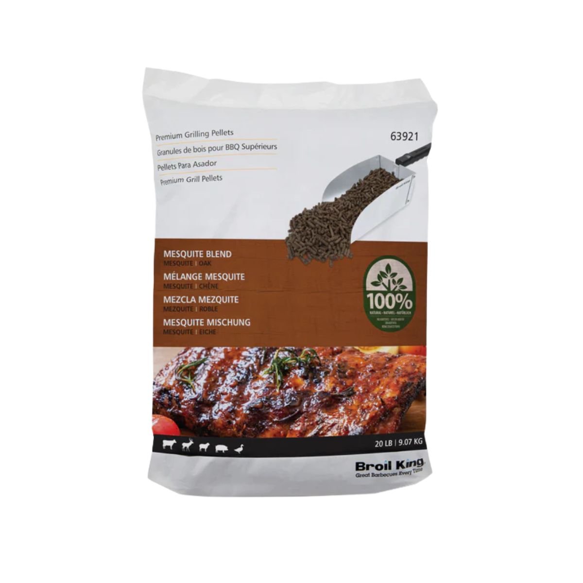 Broil King Mesquite Blend Φυσικά Πέλλετ Ξύλου για BBQ 9 kg 63921