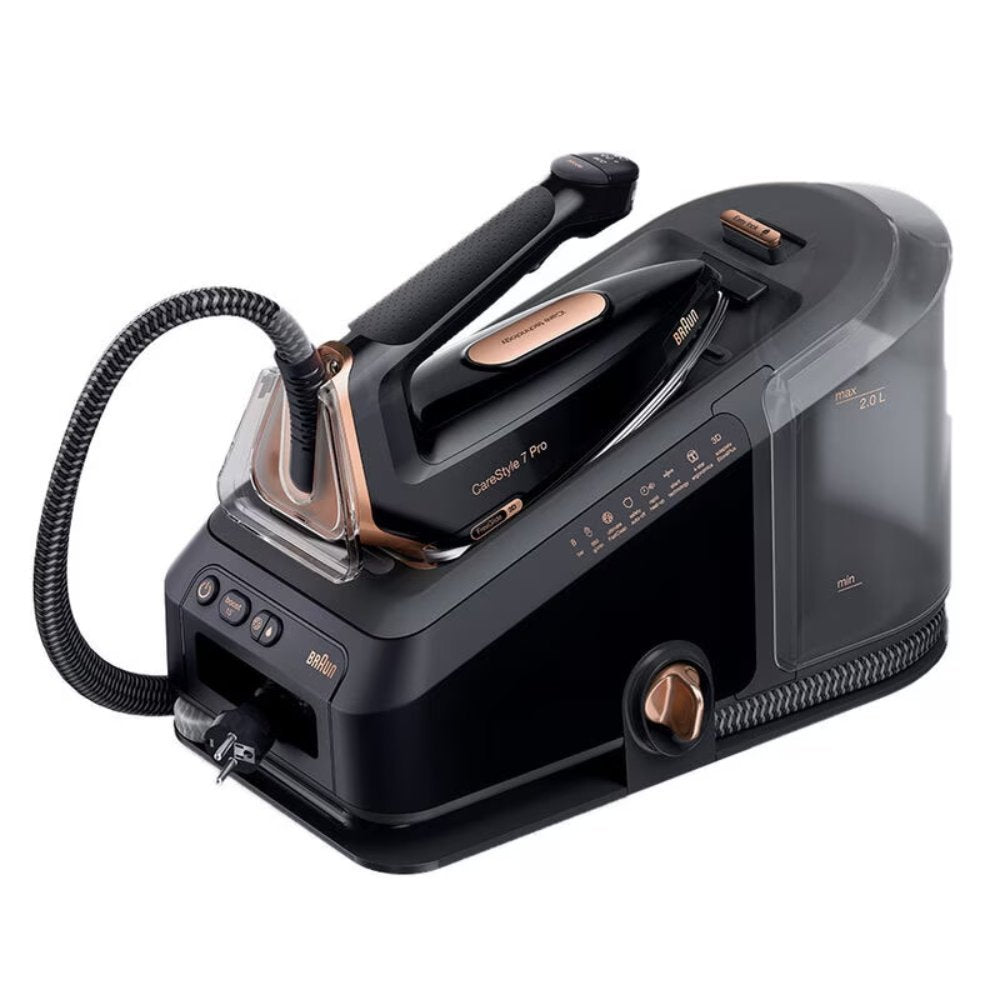 Braun CareStyle 7 Σύστημα Σιδερώματος Πίεσης 8bar 2700W με Δοχείο 2lt σε Μάυρο