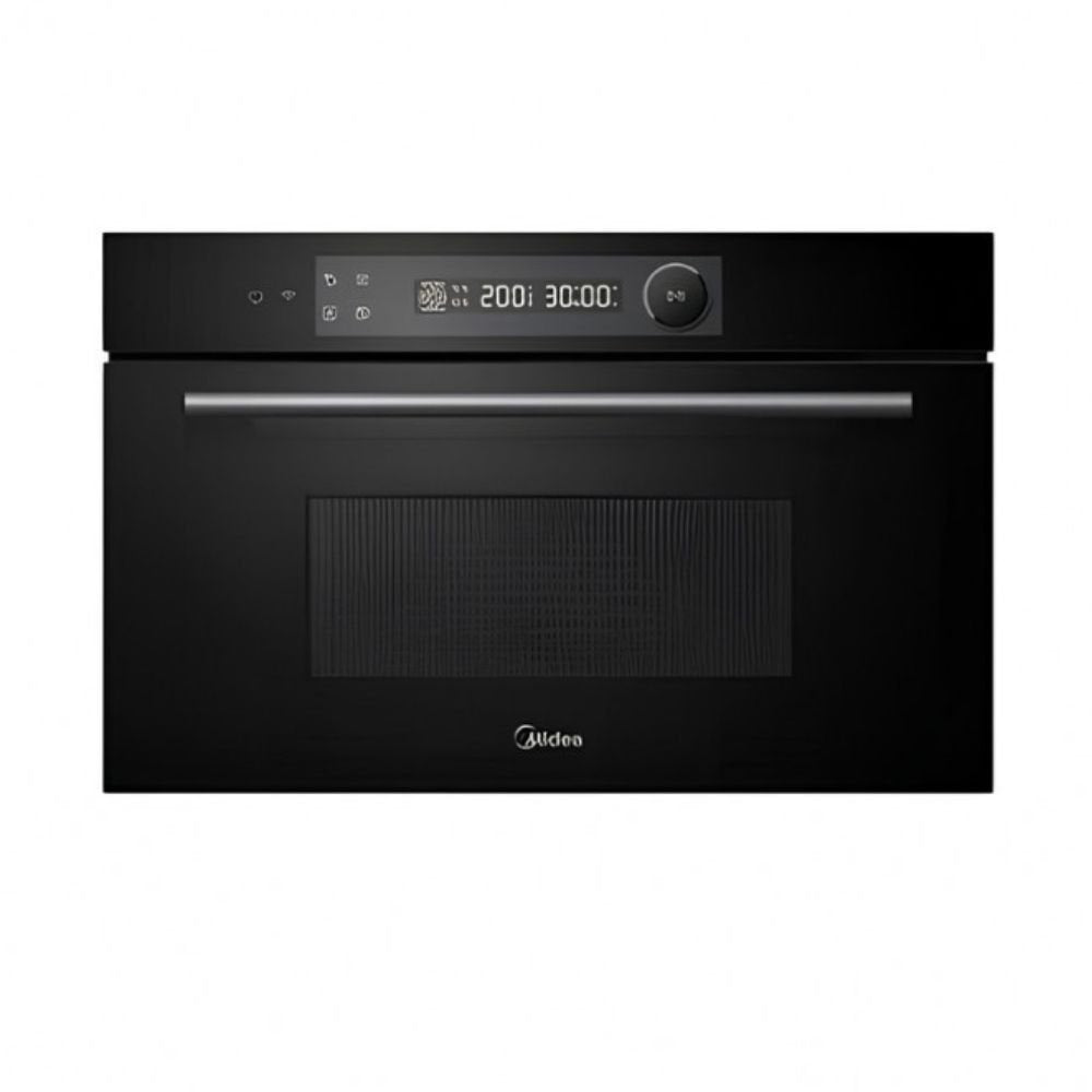 Midea Εντοιχιζόμενος Φούρνος Μικροκυμάτων 34L 900W με Grill,  8 Προγράμματα & Χρονοδιακόπτη TG934E4MO Μαύρο