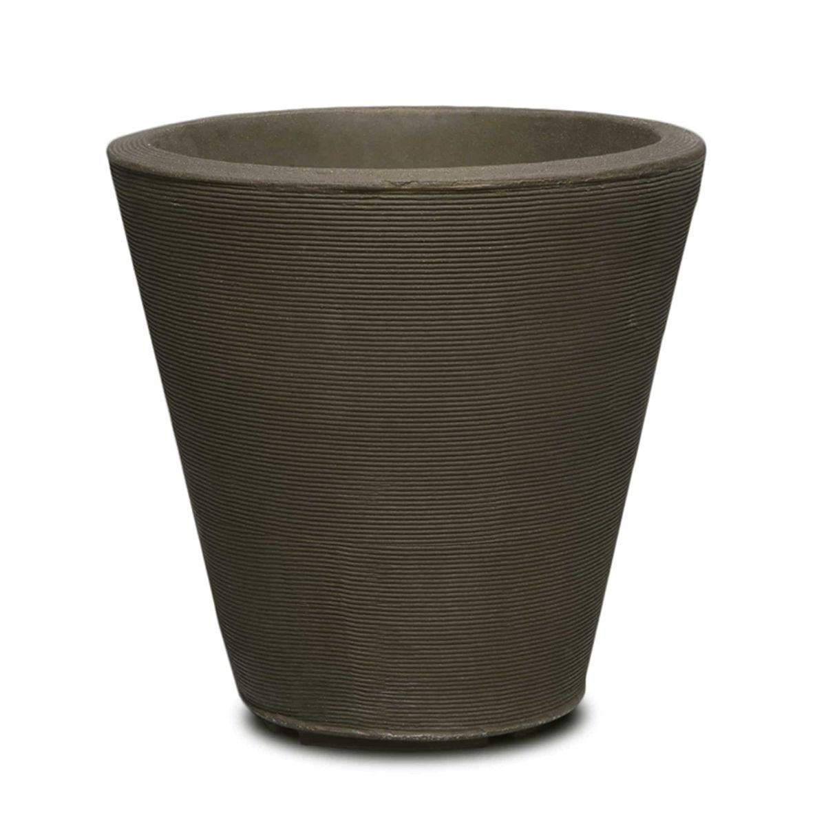 Crescent Madison Πλαστική Γλάστρα 20″ με Αποστράγγιση 628048 Old Bronze