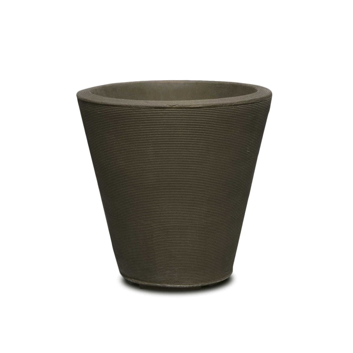 Crescent Madison Πλαστική Γλάστρα 14″ με Αποστράγγιση 628038 Old Bronze