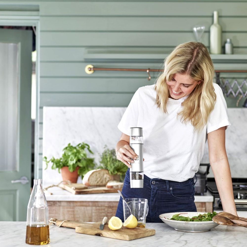 CUISINART Επαναφορτιζόμενος Μύλος Αλατιού & Πιπεριού Ασημί