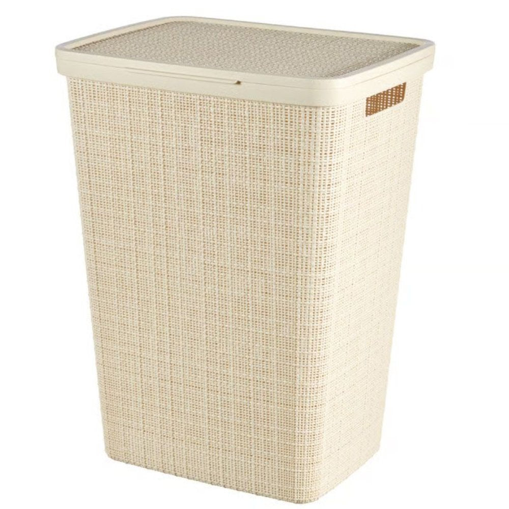 CURVER Jute Καλάθι Απλύτων με Καπάκι 58L Μπεζ
