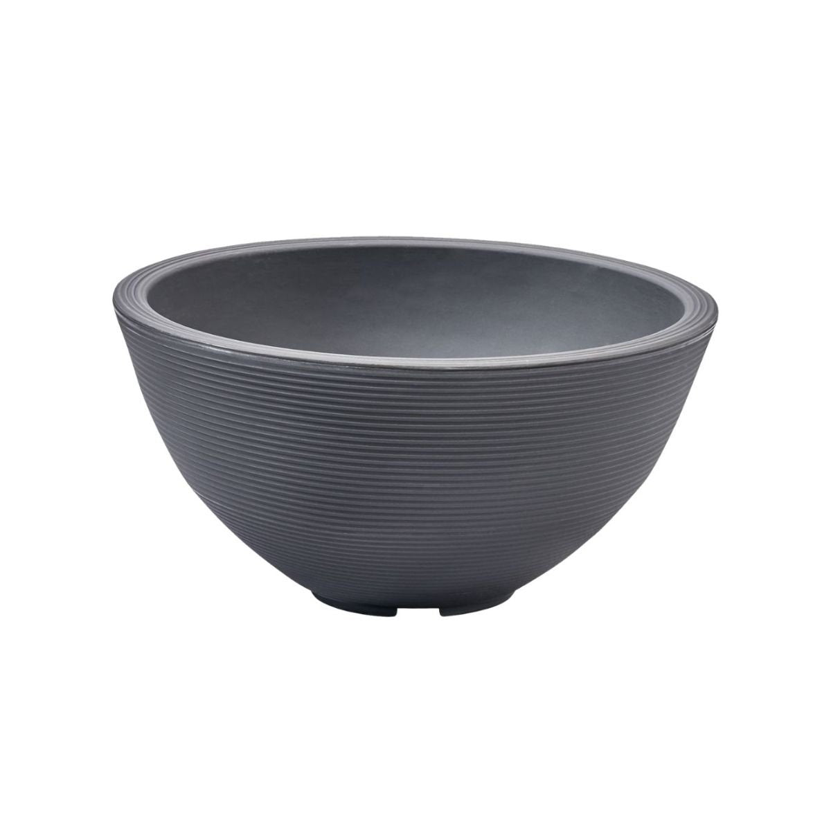 Crescent Delano Πλαστική Γλάστρα 16″ σε Χρώμα Σχιστόλιθου