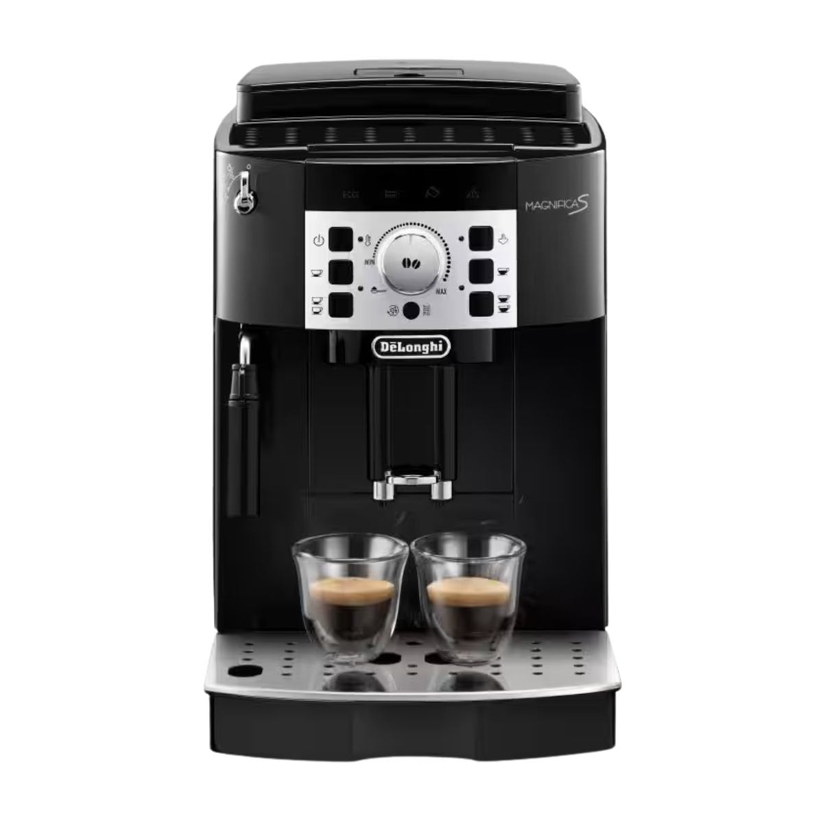 DeLonghi Magnifica S Αυτόματη Μηχανή Espresso με Μύλο Άλεσης 15 Bar ECAM22.115.B Μαύρο