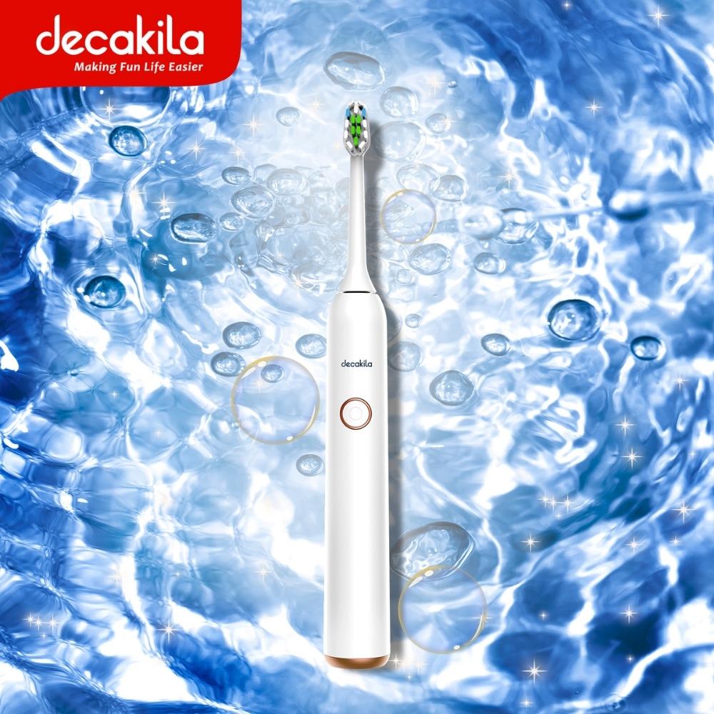 Decakila KMTB002W Sonic Ηλεκτρική Οδοντόβουρτσα με 4 Προγράμματα Λειτουργίας