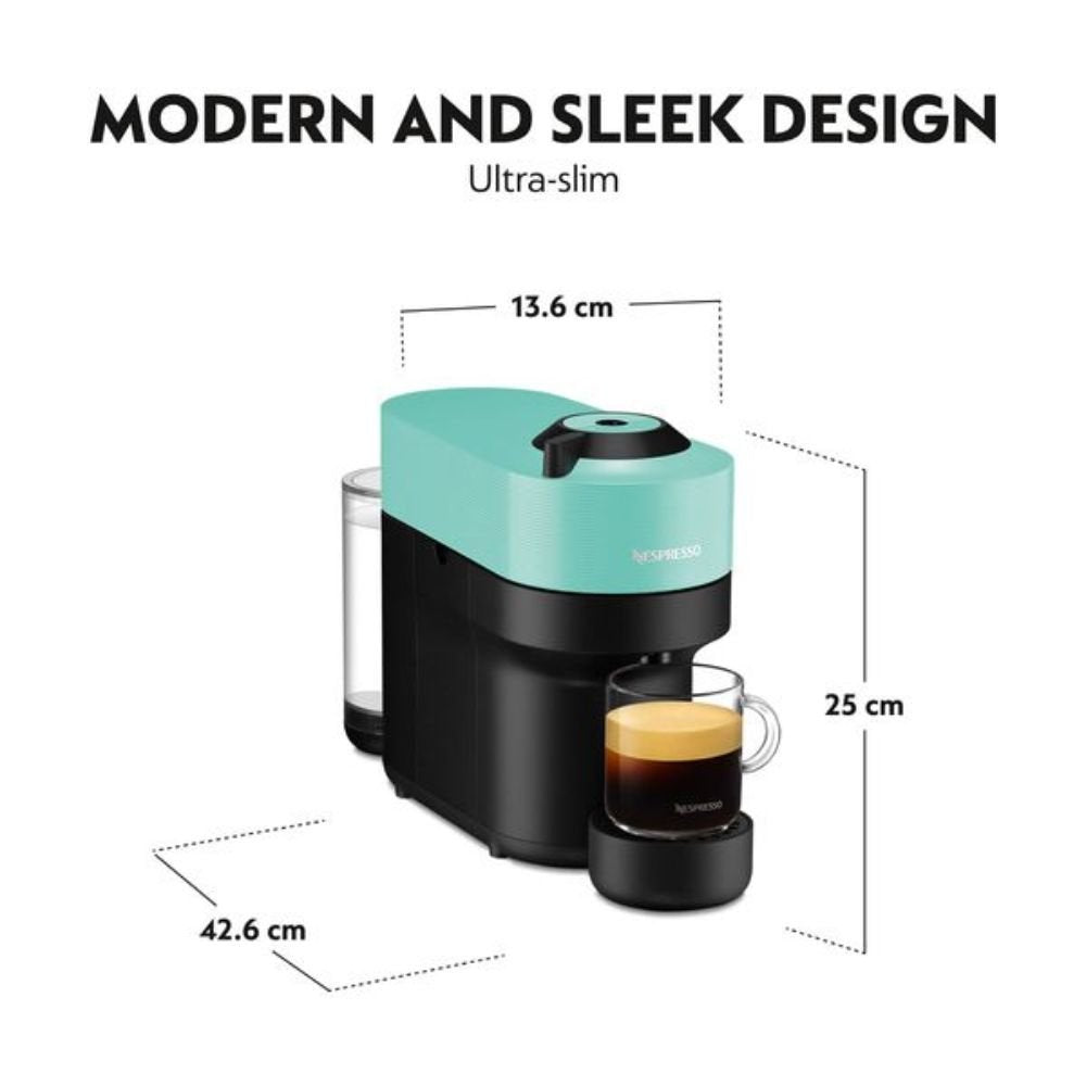 Μηχανή Nespresso με Κάψουλα Vertuo Pop Aqua Mint