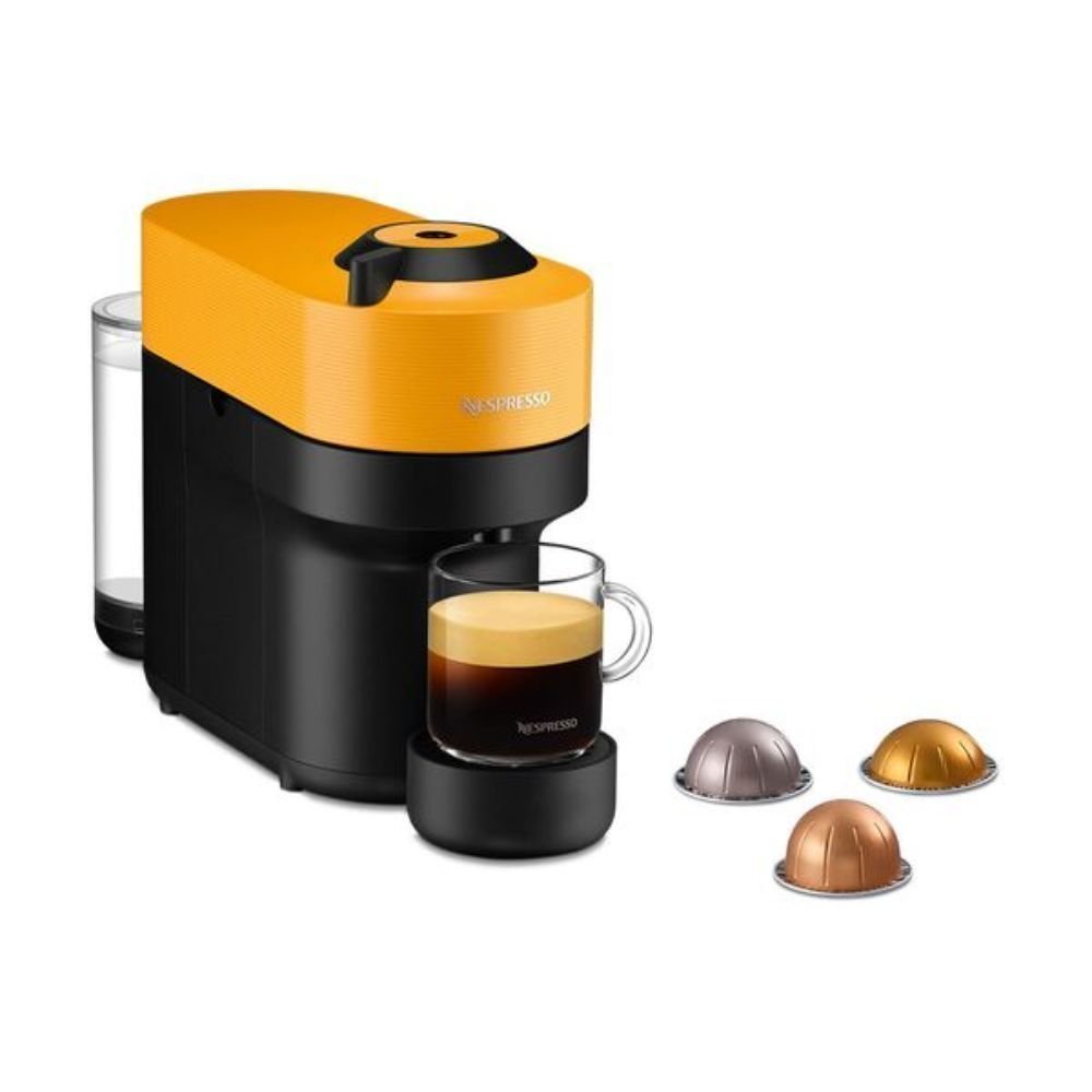 Μηχανή Nespresso με Κάψουλα Vertuo Pop Mango Yellow, Κίτρινη
