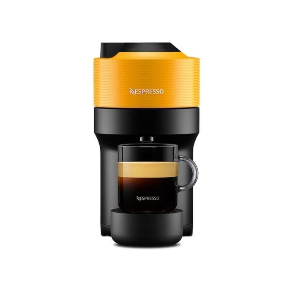 Μηχανή Nespresso με Κάψουλα Vertuo Pop Mango Yellow, Κίτρινη