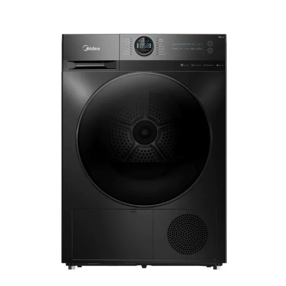 Midea Στεγνωτήριο Ρούχων 9Kg Lunar Series με Αντλία Θερμότητας, A++, Wi-Fi & HealthGuard, MD200H90W/T-CY Σκούρος Γραφίτης