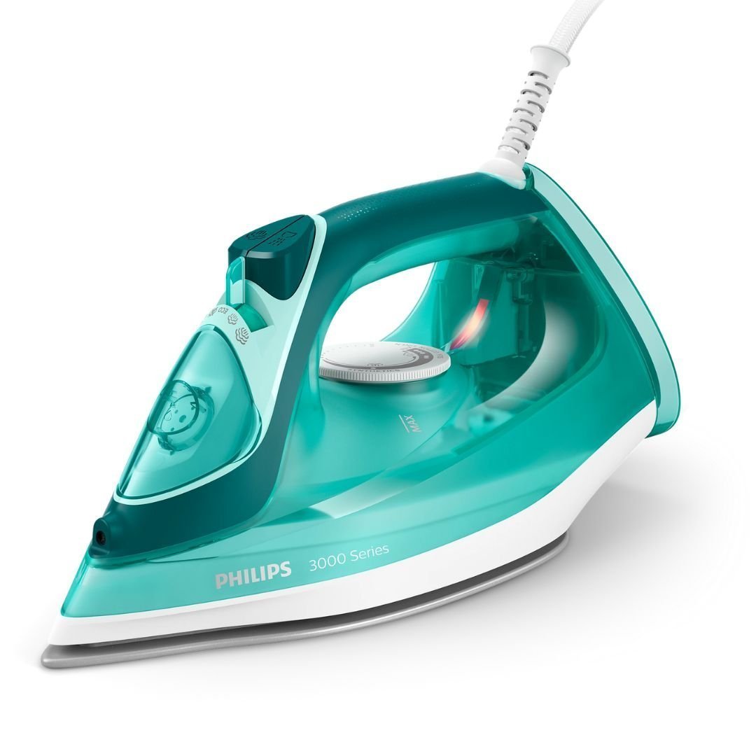 PHILIPS Series 3000 Σίδερο Ατμού 2400W με Δοχείο Νερού 300ml, Κεραμική Πλάκα & Συνεχόμενη Παροχή 40gr/min DST3030/70