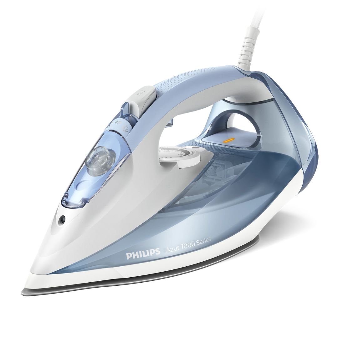 PHILIPS Series 7000 HV Σίδερο Ατμού 2600W με Δοχείο Νερού 300ml, Πλάκα SteamGlide & Συνεχόμενη Παροχή 45gr/min DST7011/20
