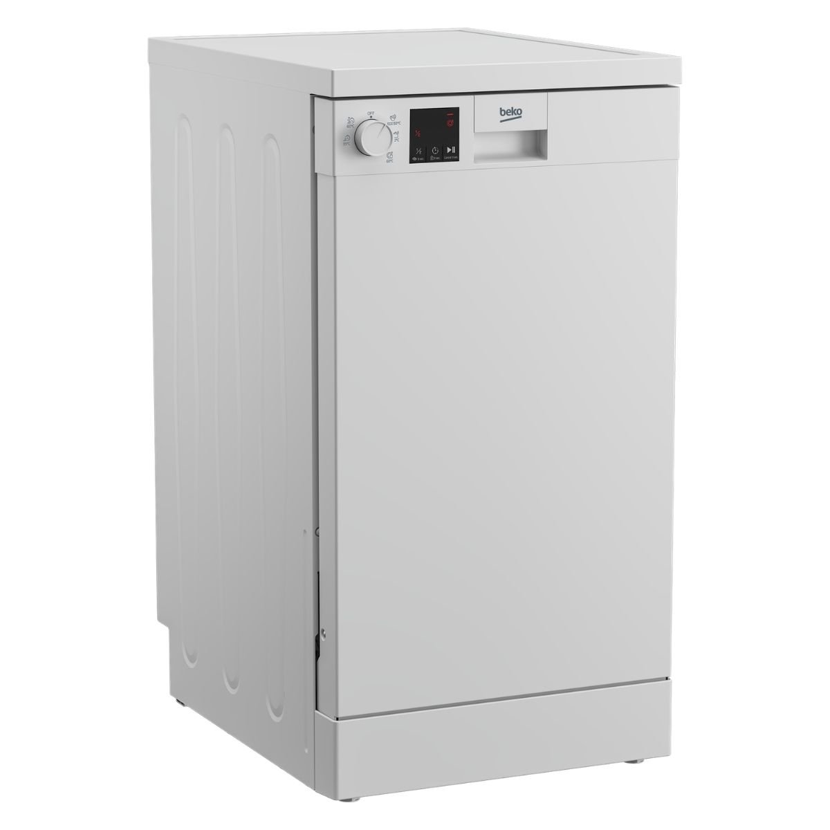 Beko Πλυντήριο Πιάτων Λεπτής Γραμμής 10 Σερβίτσια με 5 Προγράμματα DVS05024W Λευκό