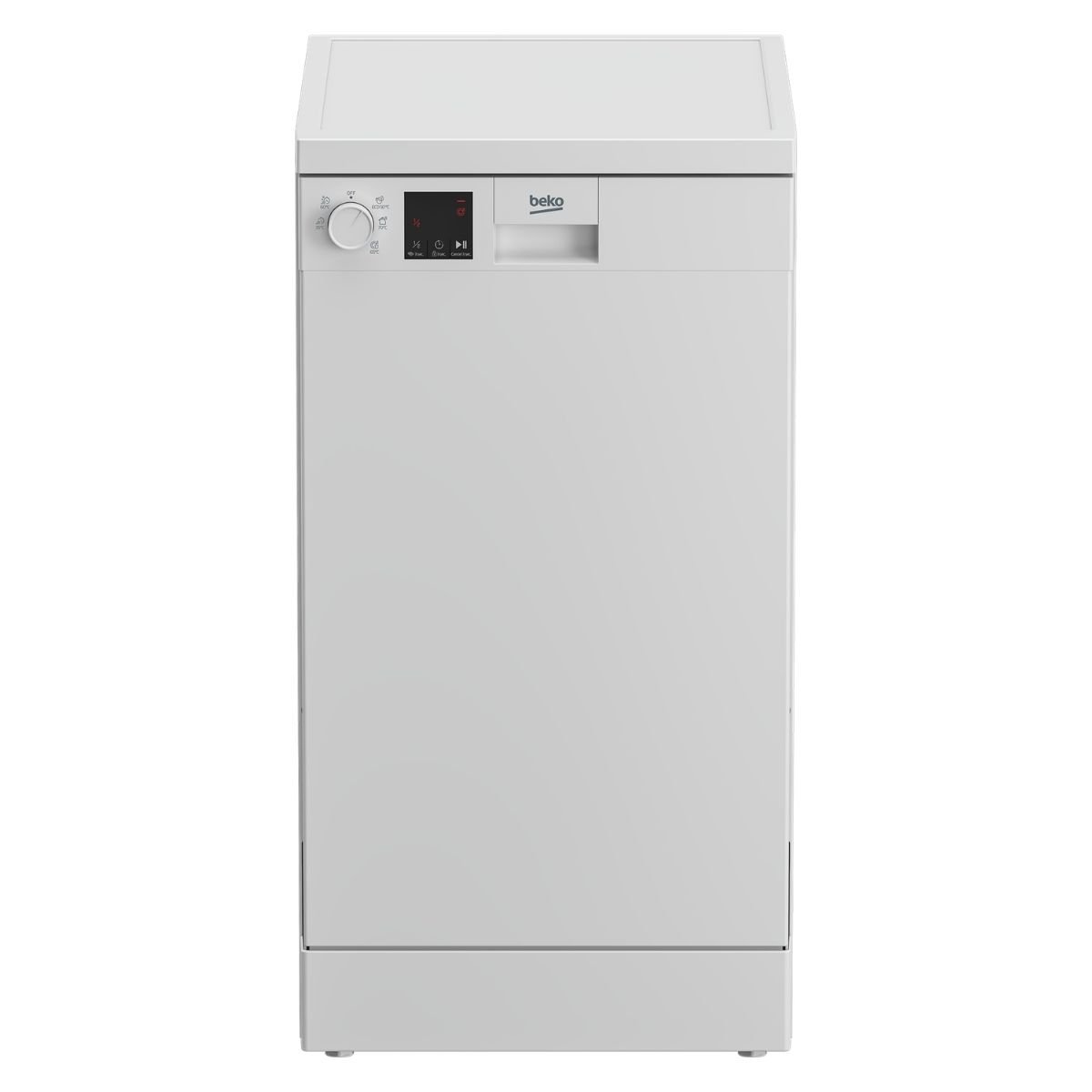 Beko Πλυντήριο Πιάτων Λεπτής Γραμμής 10 Σερβίτσια με 5 Προγράμματα DVS05024W Λευκό