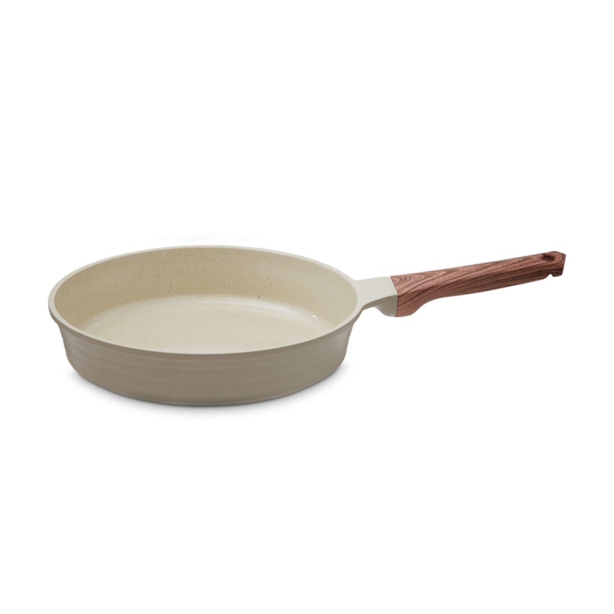 IZZY Τηγάνι Natura Elea 26 cm με Αντικολλητική Επίστρωση για Όλες τις Εστίες 225028 Μπεζ