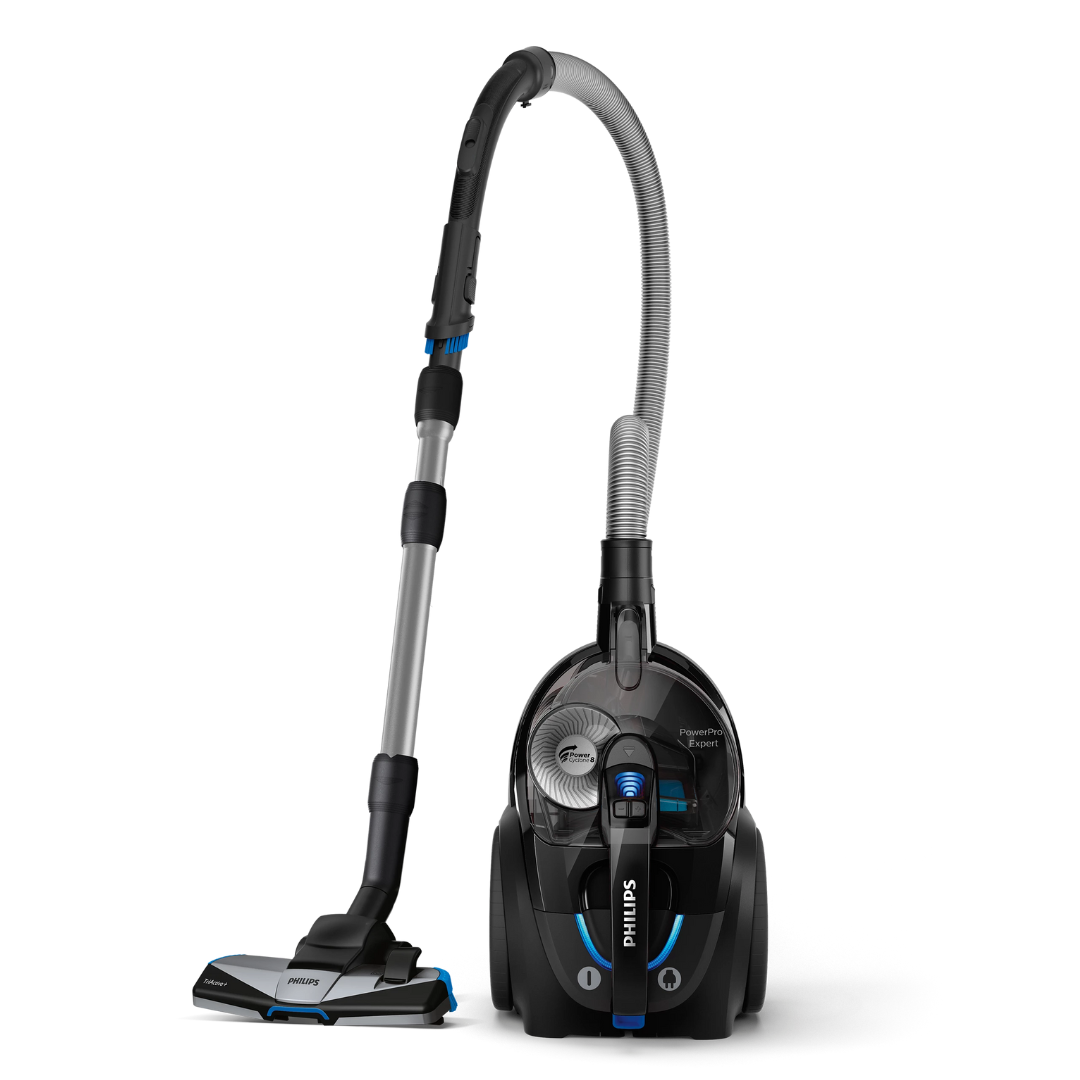 PHILIPS Ισχυρή Ηλεκτρική Σκούπα χωρίς Σακούλα 900W 2L με Τεχνολογία PowerCyclone 8 και Φίλτρο Allergy H13 Χρώμα Μαύρο FC9741/09