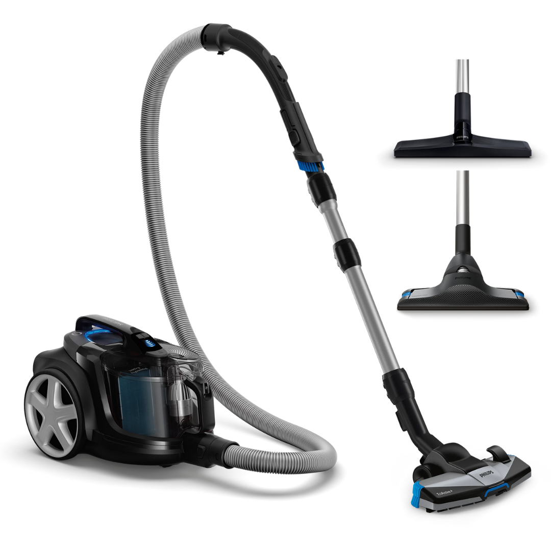 PHILIPS Ισχυρή Ηλεκτρική Σκούπα χωρίς Σακούλα 900W 2L με Τεχνολογία PowerCyclone 8 και Φίλτρο Allergy H13 Χρώμα Μαύρο FC9741/09