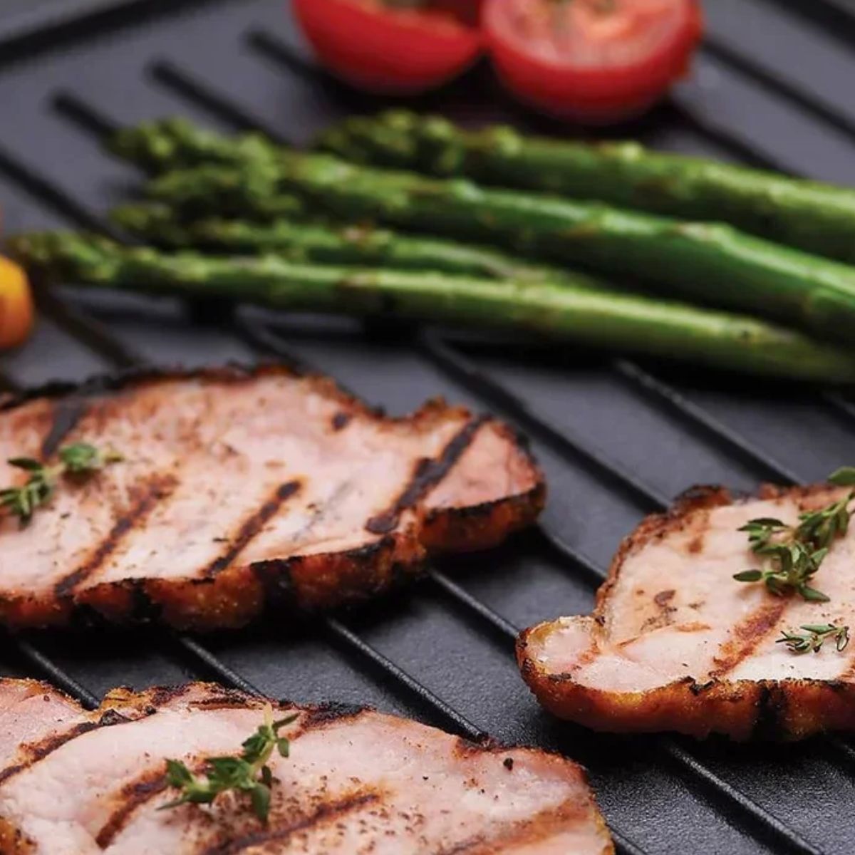 Broil King Exact Fit Μαντεμένια Πλάκα Ψησίματος Διπλής Όψης για Baron και Crown 11242 Μαύρο