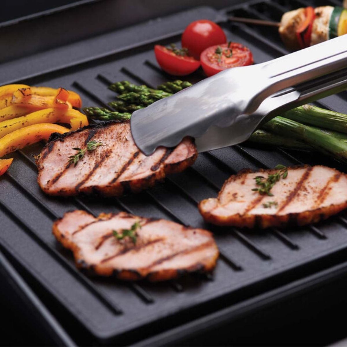 Broil King Exact Fit Μαντεμένια Πλάκα Ψησίματος Διπλής Όψης για την Σειρά Monarch 11223 Μαύρο