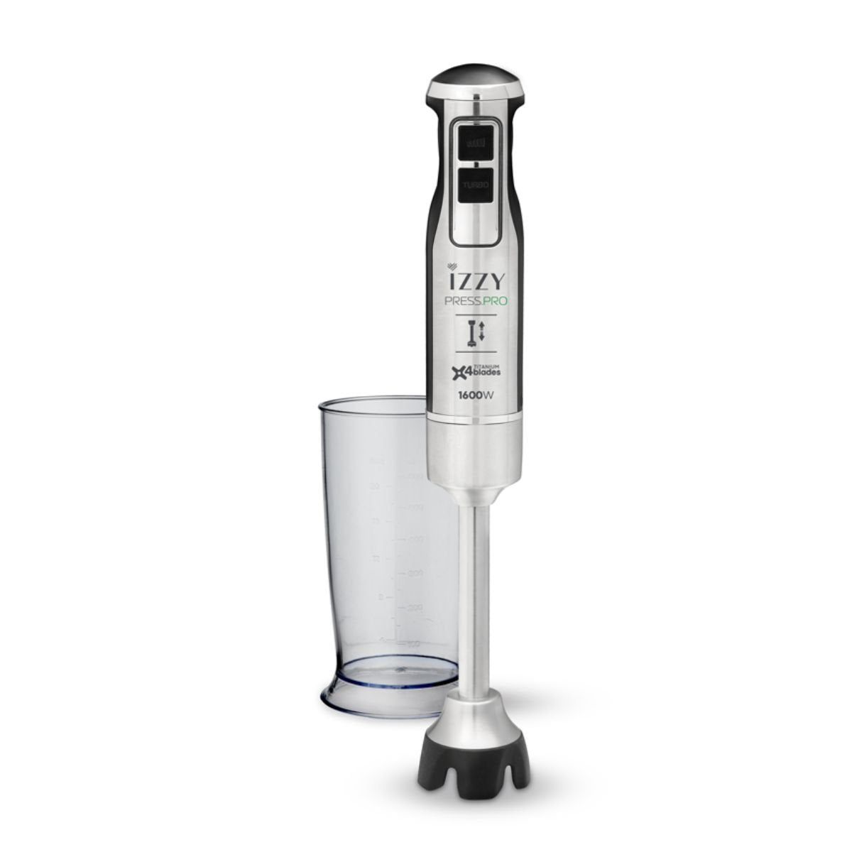 IZZY Ραβδομπλέντερ PRO 1600W με Titanium Λεπίδες, PressPro Technology & Ποτήρι Μεζούρα 600ml IZ-1704