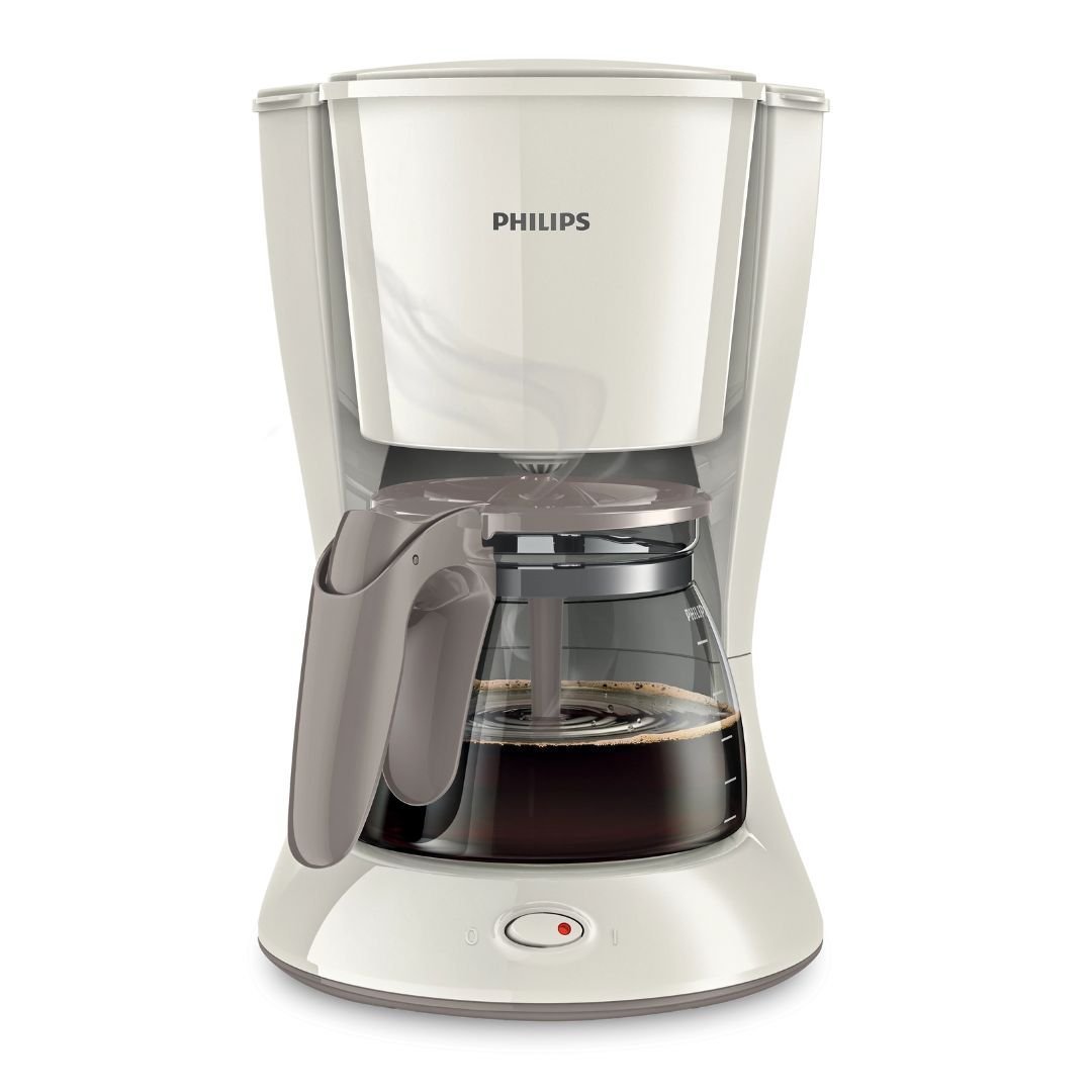 PHILIPS Daily Collection Καφετιέρα Φίλτρου 1000W με Χωρητικότητα 1.2L, Aroma Twister & Αυτόματη Διακοπή Μπεζ HD7461/00