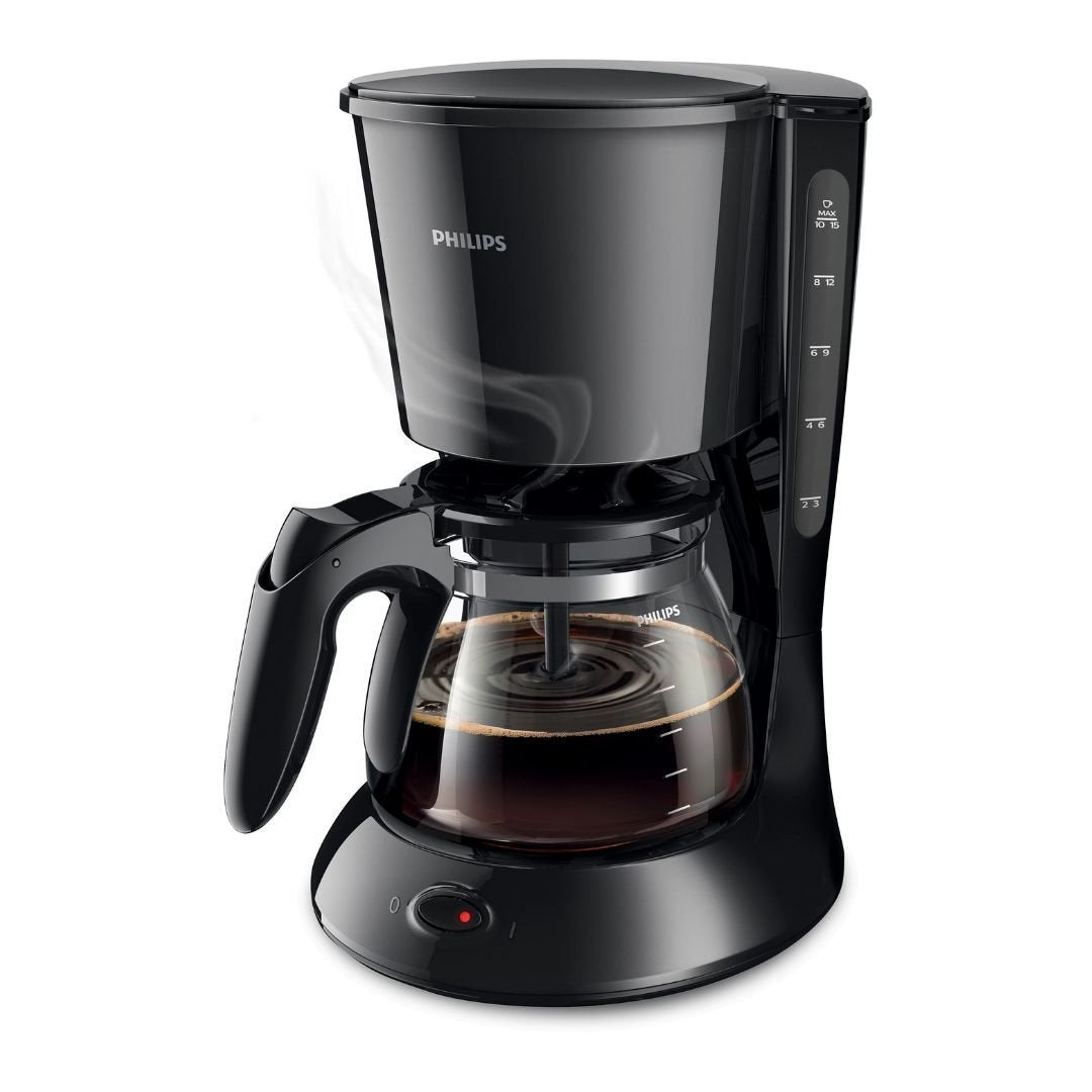 PHILIPS Daily Collection Καφετιέρα Φίλτρου 1000W με Χωρητικότητα 1.2L, Aroma Twister & Αυτόματη Διακοπή Μαύρο HD7461/20