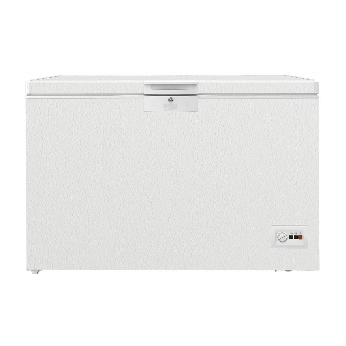 Beko Καταψύκτης Μπαούλο 360L με LED Φωτισμό & Κλείδωμα Πόρτας HSM40031 Λευκό
