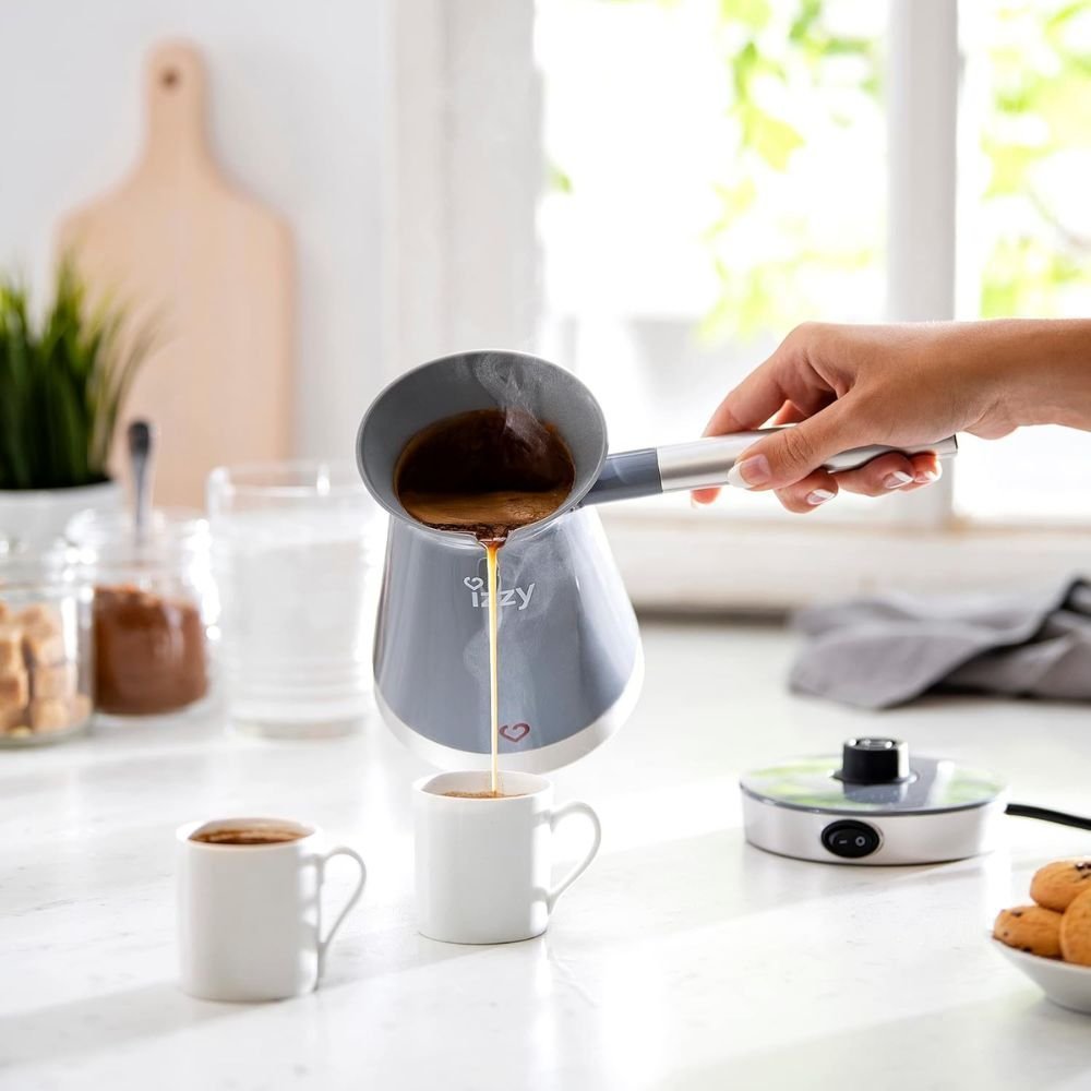 IZZY KAIMAKI Ηλεκτρικό Μπρίκι Ελληνικού Καφέ 250ml 800W Γκρι