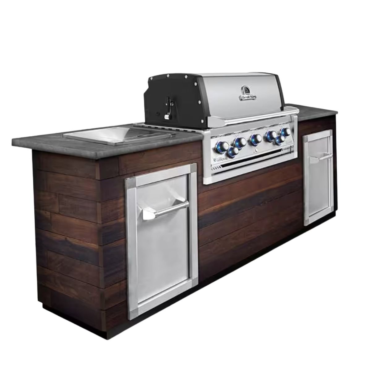 Broil King Imperial S 590 Built-In Εντοιχιζόμενη Ψησταριά Υγραερίου BBQ με 5 Καυστήρες και Σούβλα 998083