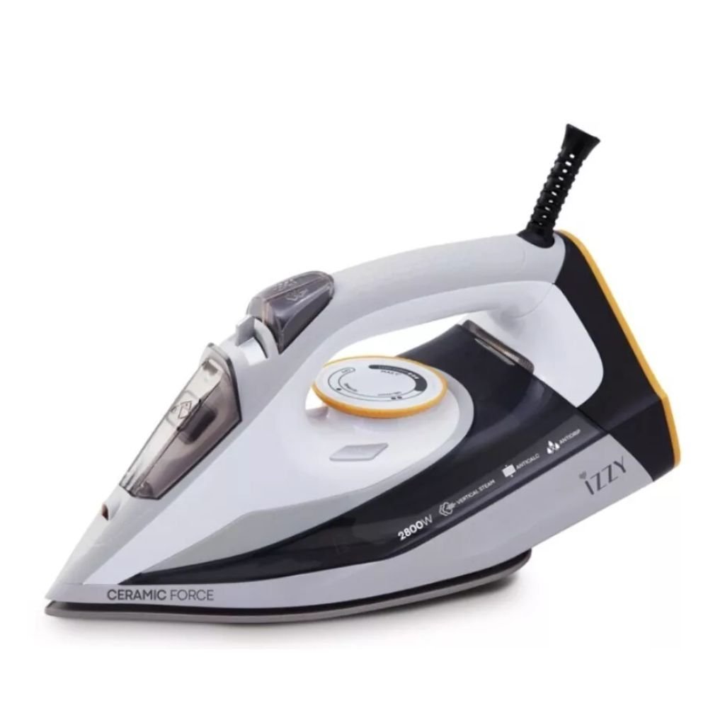 IZZY Ceramic Force Σίδερο Ατμού 2800W με 4πλή Κεραμική Πλάκα & Συνεχόμενη Παροχή 50gr/min