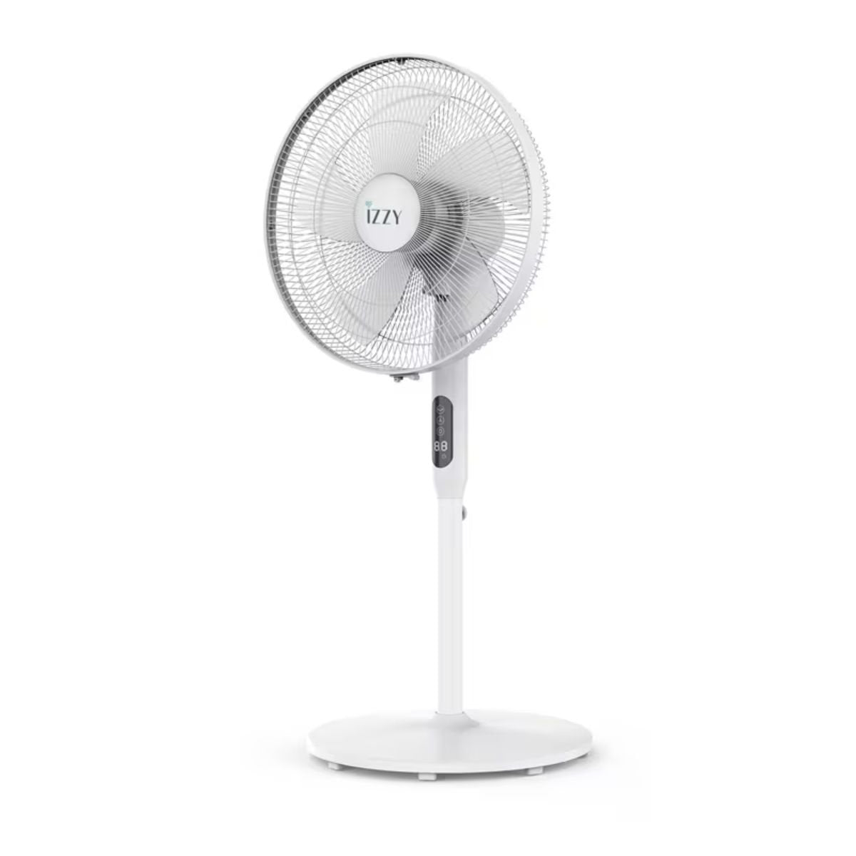 IZZY Ανεμιστήρας 3σε1 70W 40cm με 3 Επίπεδα Ύψους, Χρονοδιακόπτη, Λειτουργία Περιστροφής και Τηλεχειριστήριο IZ-9007 Λευκό